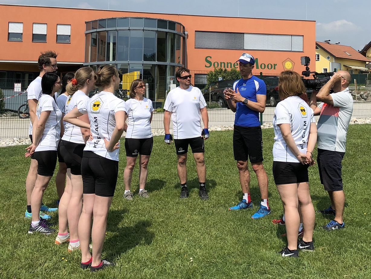 Sonnenmoor bereitet sich auf den Salzburger Firmen Triathlon vor